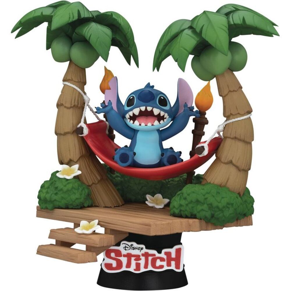 Beast Kingdom - Disney - D-Stage - Stitch Hammock 6" Statue  COLLECTIBLES